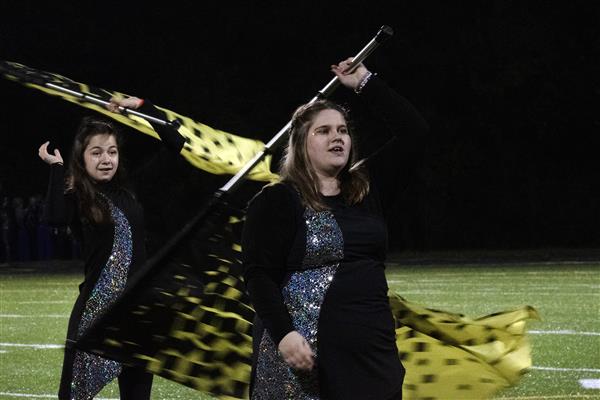 Northeast High School Marching Band Performing